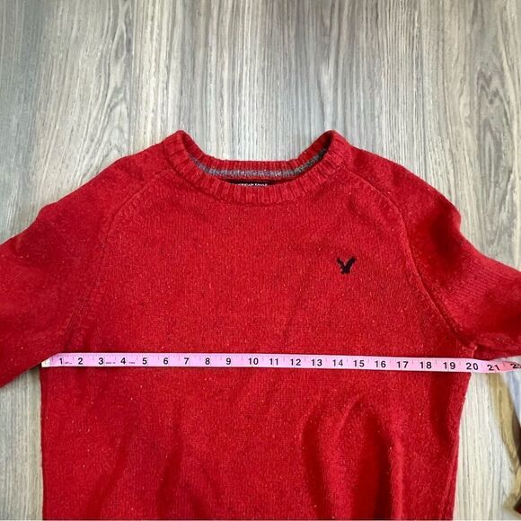 American Eagle Men’s Red Sweater - Picture 8 of 9